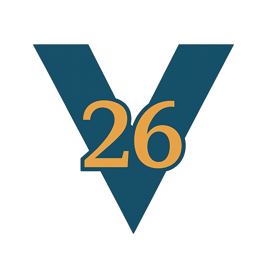 Vision26 logo for Lori J. Campbell, Hamilton 2026 Civic Initiative